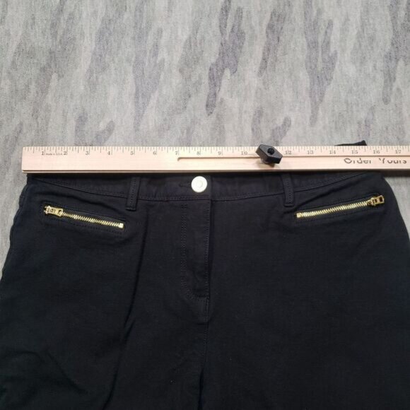 So Slimming By‎ Chicos Pants Womens 1.5 Black Ankle Stretch Mid Rise - Picture 8 of 12
